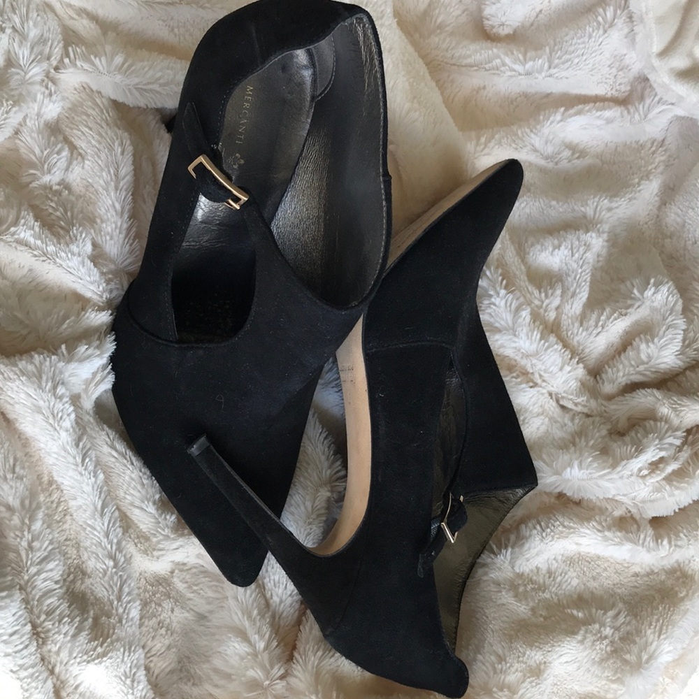Mercanti Fiorentini suede style heels